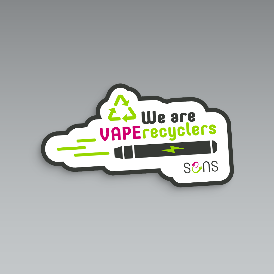 Sticker «We are Vape Recyclers»