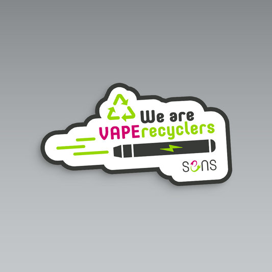 Sticker «We are Vape Recyclers»